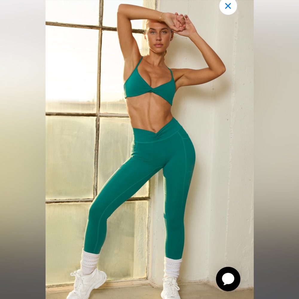 Bo+Tee Petite Leggings Tea Green